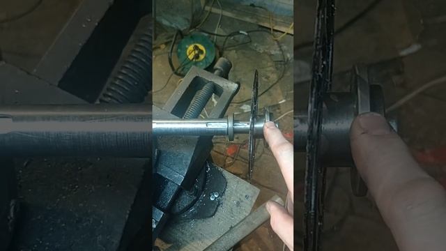 реверс на мотособаку из редуктора муравья