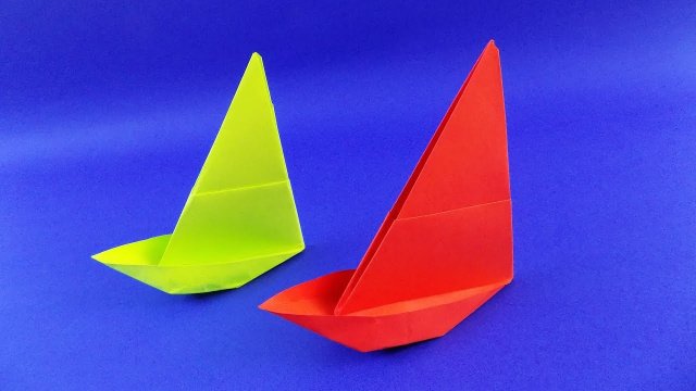 Как сделать кораблик из бумаги с парусом. Оригами кораблик пошаговая инструкция - Origami boat