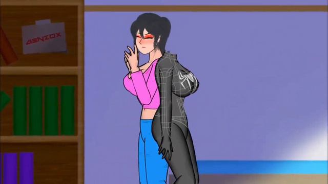 Tiktok Spider Girl She Venom Suit Costume | 2D Animation