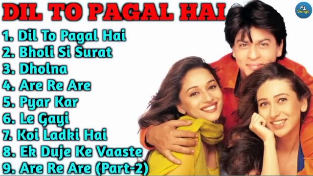 Dil To Pagal Hai Movie Song All | Shahrukh Khan & Madhuri Dixit |ALL TIME SONGS @moviesupdatesindia
