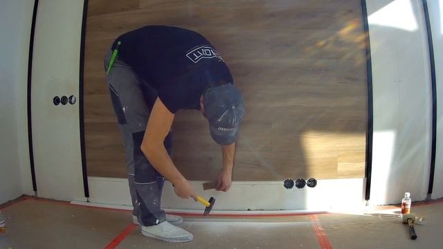 Как Горизонтально Укладывать SPC плиту На Стены
