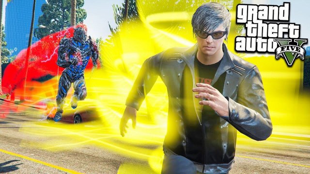 РТУТЬ ПРОТИВ САВИТАРА КТО БЫСТРЕЕ РЕАЛЬНАЯ ЖИЗНЬ СУПЕРГЕРОЕВ ГТА 5 МОДЫ! ОБЗОР МОДА GTA 5 видео игра