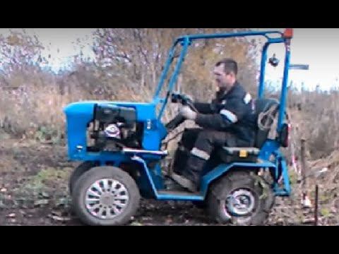 =01= Самодельный минитрактор, рама