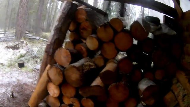 Охота в Коми, будни в тайге.