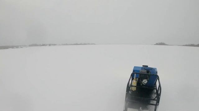 обкатка мотобуксировщика Мужик