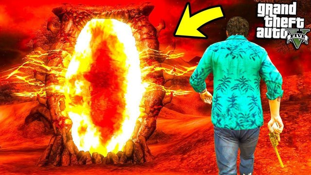 АД СУЩЕСТВУЕТ! НАШЁЛ ПОРТАЛ В ЦАРСТВО АИДА В ГТА 5 МОДЫ! ОБЗОР МОДА В GTA 5! ИГРЫ ГТА ВИДЕО MODS