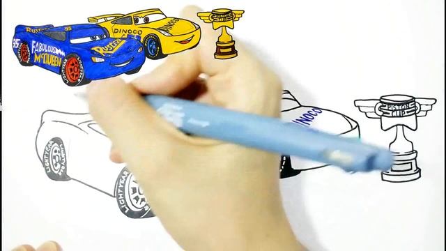 CRUZ RAMIREZ drawing gallery compilation . Cars 3 Cars 4 drawings coloring pages | Tim Tim TV