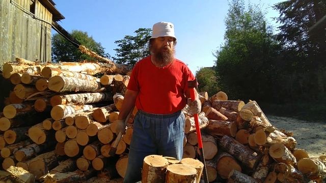 Колун из топора ( секреты колки дров)