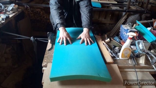 Как ровно разрезать поролон.