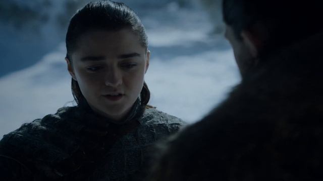 Встреча Арьи Старк и Джона Сноу | Игра Престолов 8х01