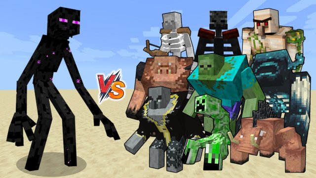 ЭНДЕРМЭН БОСС ПРОТИВ БОССОВ МАЙНКРАФТ