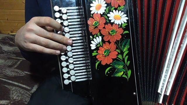 Старинная, известная песня для начинающих гармонистов. Разлука, ты разлука, чужая сторона.