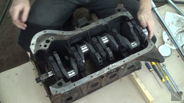 СБОРКА ДВИГАТЕЛЯ ВАЗ 2106 (КЛАССИКА)(ЧАСТЬ 5)