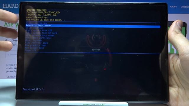 How to Bypass Screen Lock in TECLAST P20HD – Hard Reset using Recovery Mode