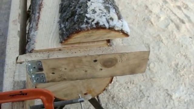 Продольный распил бревна бензопилой Shtil MS230!