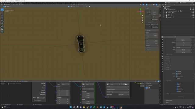 3D АРТ С МАШИНОЙ ЗА 5 МИНУТ В BLENDER | Подробный урок по созданию сцены с машиной в блендер
