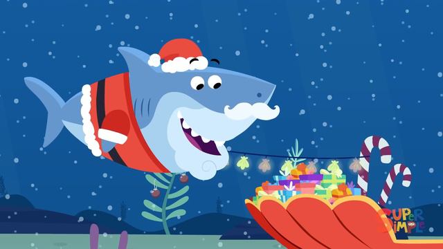 Santa Shark | Christmas Song for Kids | ft. Finny The Shark