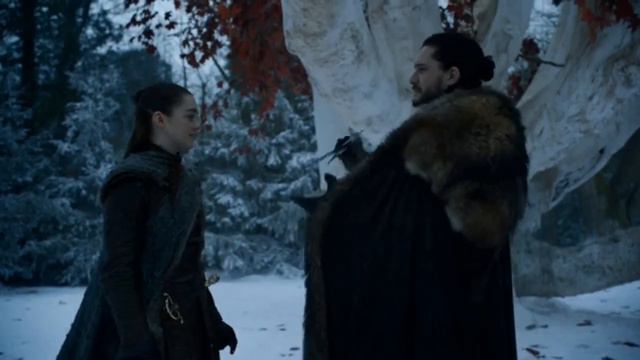 Встреча Джона Сноу с Арьей