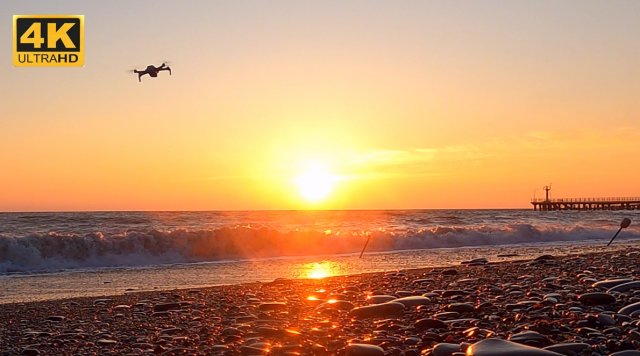 4К, море без слов!?ЛАЗАРЕВСКОЕ СЕГОДНЯ?СОЧИ.