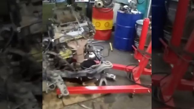 Сантафе 2.7 Замена сальников двигателя