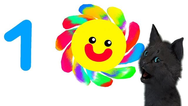 УЧИМСЯ РИСОВАТЬ ЦИФРЫ ОДИН 1 ? С ГОВОРЯЩИМ СУПЕР КОТОМ ? РИСУЕМ ? УЧИМ ЦИФРЫ