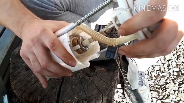 Замена фильтра грубой очистки ваз 2115