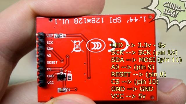 ЛУЧШИЙ ЭКРАН ДЛЯ АРДУИНО ARDUINO TFT LCD 1.44 SPI 128Х128 ЗА $3!