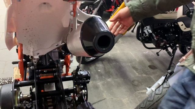 Обзор Сноубайк комплекта MonotracK 28 для мотоцикла 190 - 300сс