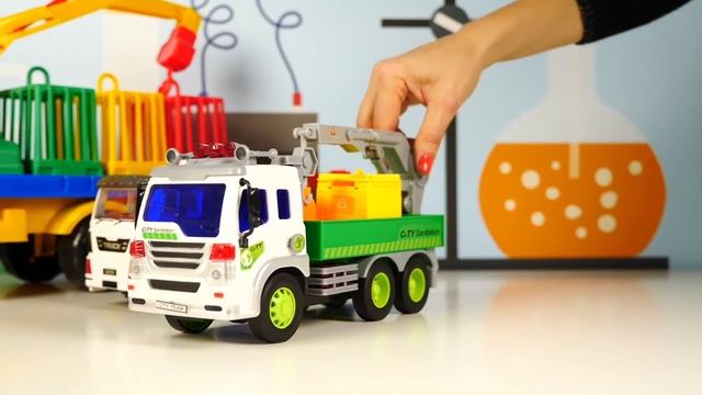 Машины помощники: новая серия мультика с машинками — Бетономешалка потеряла винтики — Для малышей