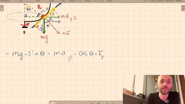 Механика - Семинар 2 - Задача 2 - Иродов 1.108