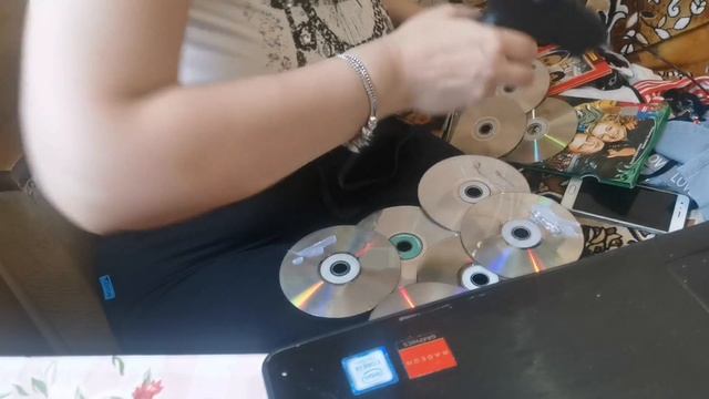 Делаем ёлки из дисков и коробок от дисков DIY