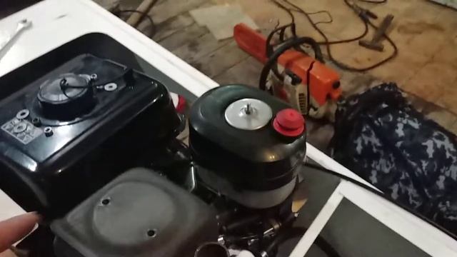 Мотобуксировщик SHARMAX. Убераю проблемы выхлопных газов!!!