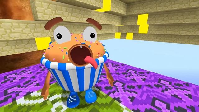 ? ЭПИЧНАЯ БИТВА: ОБУНГА Лаки Блок vs РАДУЖНЫЕ ДРУЗЬЯ Лаки Блок в Майнкрафт!  ЧОКО