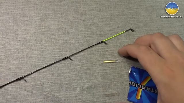 Как прикрепить светлячок на самый край фидерной вершинки? HD