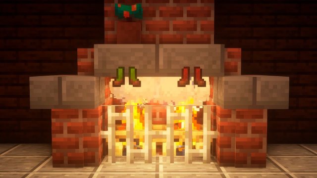 РАБОТАЮЩИЙ МЕХАНИЧЕСКИЙ КАМИН В МАЙНКРАФТ!