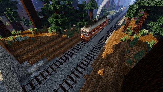 Russian Trains In Minecraft - Immersive Railroading