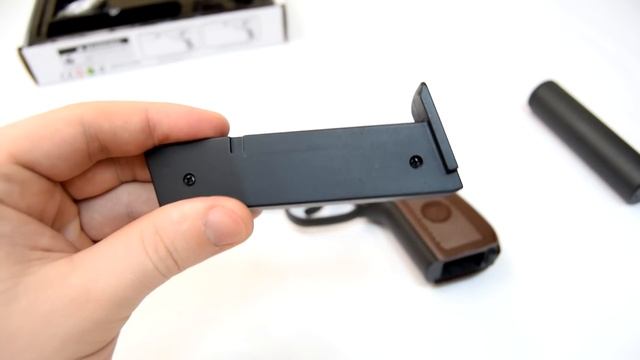 Пистолет страйкбольный Galaxy G.29A Макаров (с глушителем)