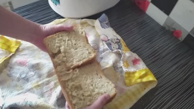 Луковый хлеб в хлебопечке GORENJE BM910W