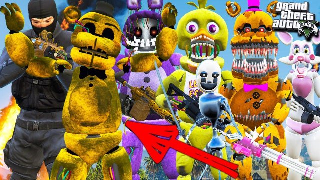 ГТА 5 МОДЫ АНИМАТРОНИКИ СПАСАЮТ ФРЕДДИ В GTA 5! ОБЗОР МОДА В GTA 5 ИГРЫ ГТА МИР ВИДЕО GTA 5 МОДЫ