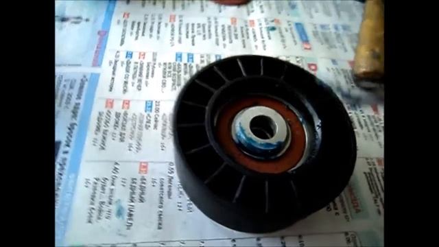 УАЗ Патриот.  Подшипники роликов приводного ремня. Разборка и смазка.