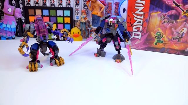 ЧЕТЫРЕ САМОДЕЛКИ LEGO NINJAGO ИЗ КРИСТАЛЬНОГО КОРОЛЯ