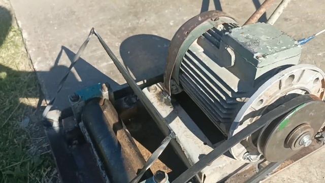 Виброплита из строгального вала