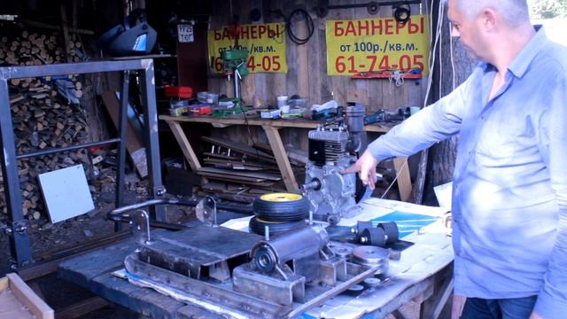 Виброплита с бензиновым двигателем своими руками