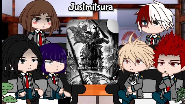 || Villain deku Au react to hero deku Au! || pro heroes||1A class react to deku { MHA/Bnha GC}