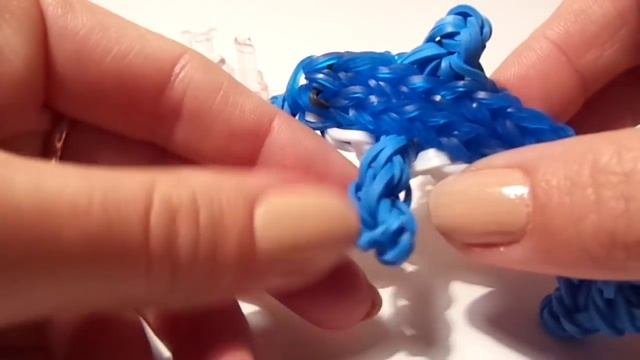 ДЕЛЬФИН из резинок Rainbow Loom, DOLPHIN loom, Радужки Rainbow Loom