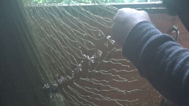 Связать качественную рыболовную мережу, как вязать рыболовный чулок рыболовного закола и горловину.