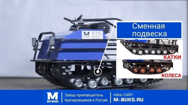 Обзор мотобуксировщика Мужик М760 - модельный ряд 2019