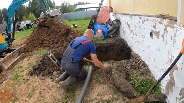 Обустройство скважины на воду ? Заводим коммуникации в дом.
