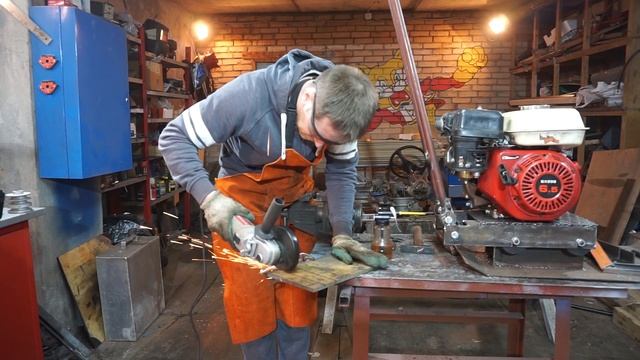 Бензиновая виброплита своими руками. Часть 2.