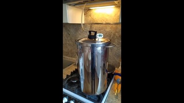 Копчение курочки в коптильне  "Браво".